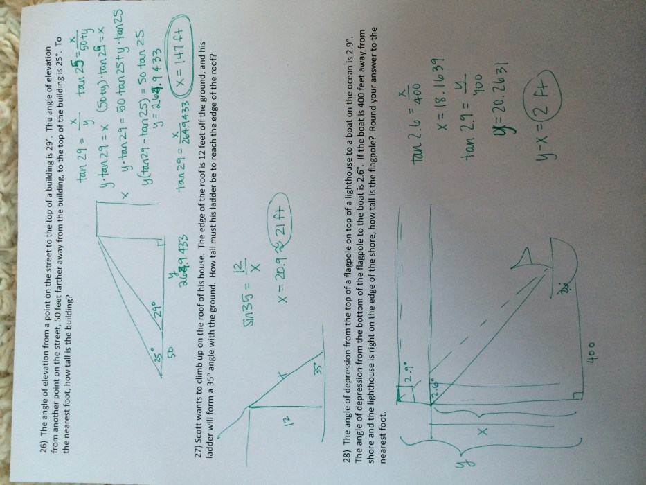 Lesson 11.2 practice a geometry answers