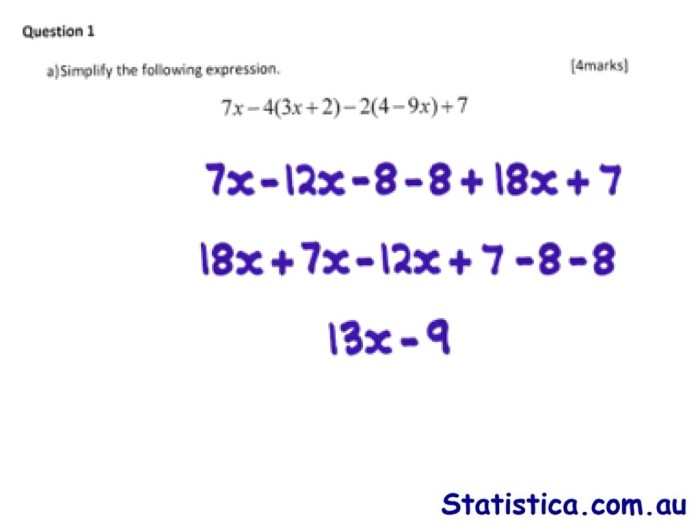 Write a simplified expression for the length of ac