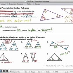 Practice 7 4 similarity in right triangles answer key